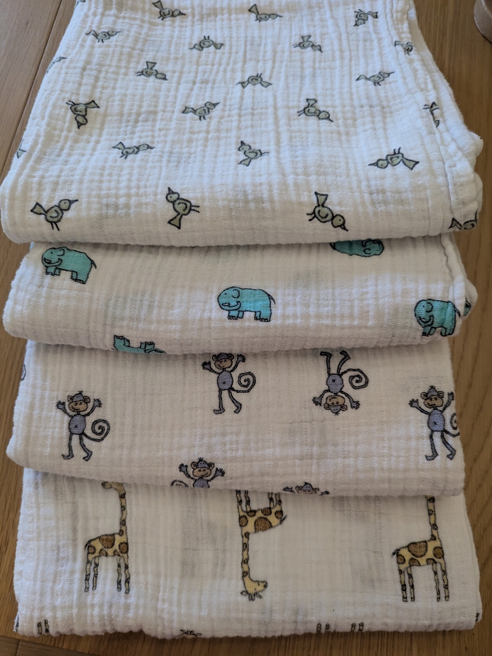 Aden + Anais Muslin Swaddle Blankets Set Of 4